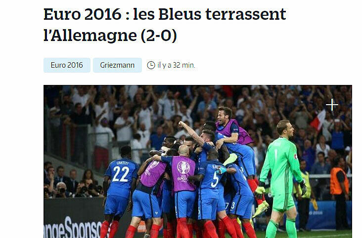 Le Parisien: Martialische Franzosen - angeblich wurde Deutschland "beerdigt"...
