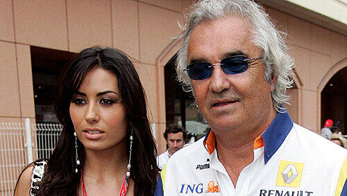 Flavio Briatore mit seiner Frau Elisabetta Gregoraci. Flavio Briatore mit seiner Frau Elisabetta Gregoraci.