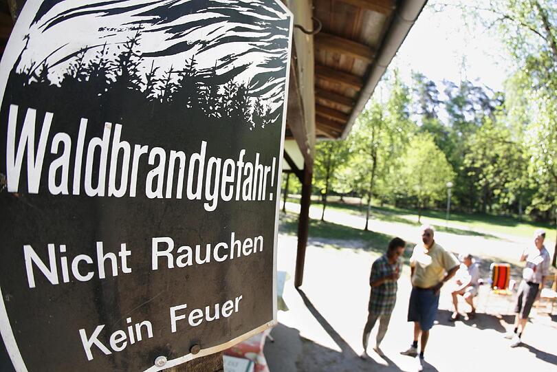 In Bayern herrscht derzeit erhöhte Waldbrandgefahr.