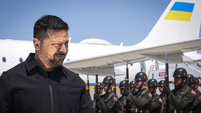 Der ukrainische Pr&auml;sident Wolodymyr Selenskyj kann sich &uuml;ber ein neues Hilfsversprechen freuen.