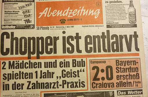 Chopper: So berichtete die AZ damals