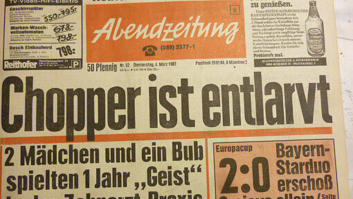 Chopper: So berichtete die AZ damals Chopper: So berichtete die AZ damals