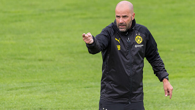 Möchte am Samstag den ersten Titel der Saison gewinnen: BVB-Trainer Peter Bosz.