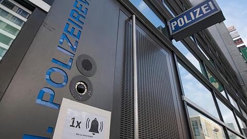 Polizeirevier auf der Zeil in Frankfurt am Main.