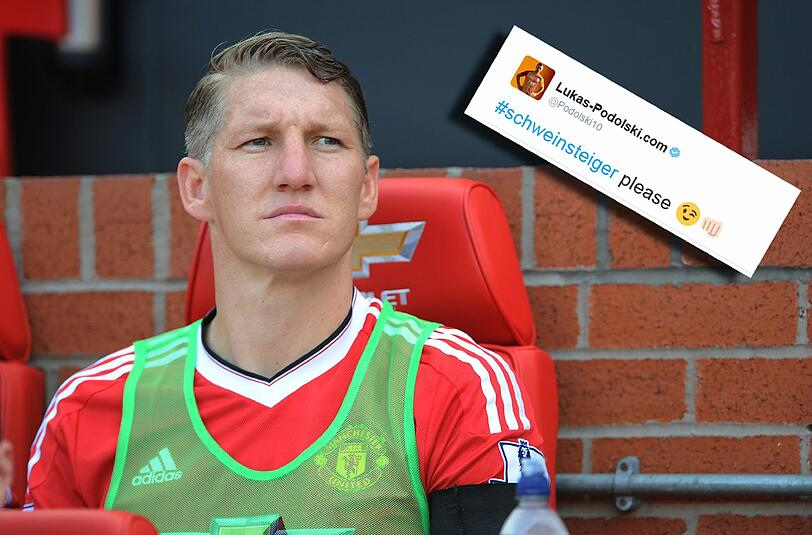 Bastian Schweinsteiger ist bei ManU zum Zuschauen verdammt. Gegen Chelsea stand er nicht mal im Kader.