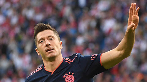 Erfolgsgarant beim FC Bayern: Stürmer Robert Lewandowski.