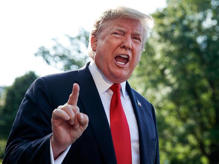 "Sie werden ebenso schnell entfernt, wie sie reinkommen", schrieb Trump auf Twitter.