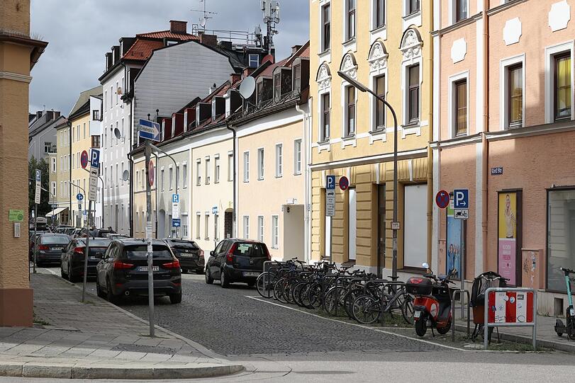 Kopfsteinpflaster-Romantik in der Gietlstraße.
