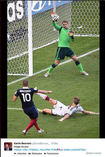 Supermann Neuer: Das Bild des Tages gegen Frankreich