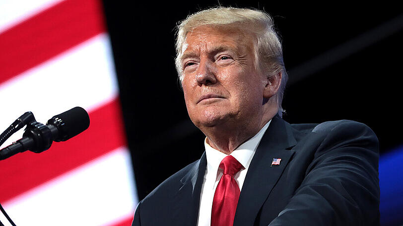 Donald Trump bei einem Wahlkampfauftritt