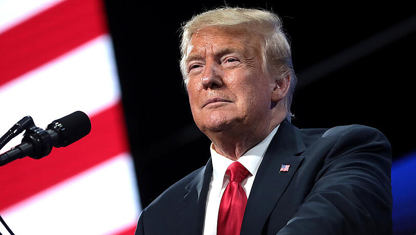 Donald Trump bei einem Wahlkampfauftritt Donald Trump bei einem Wahlkampfauftritt