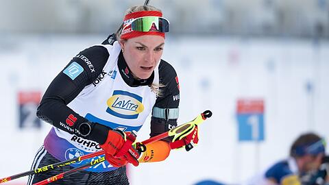 Hanna Kebinger aus Deutschland in Aktion.