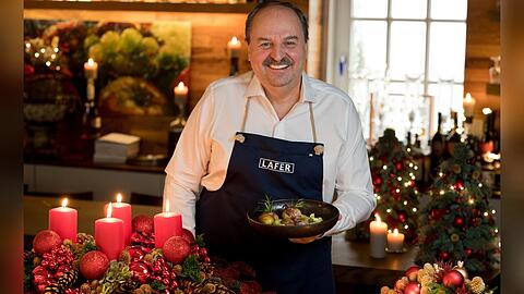 Johann Lafer teilt seine besten vegetarischen Weihnachtsgerichte.