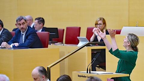 Bei der Landtagswahl 2028 will Schulze als Spitzenkandidatin CSU-Chef S&ouml;der herausfordern. "Mein Ziel ist klar: In Bayern Verantwortung &uuml;bernehmen", sagt sie zu ihrem Wahlziel. (Archivbild)