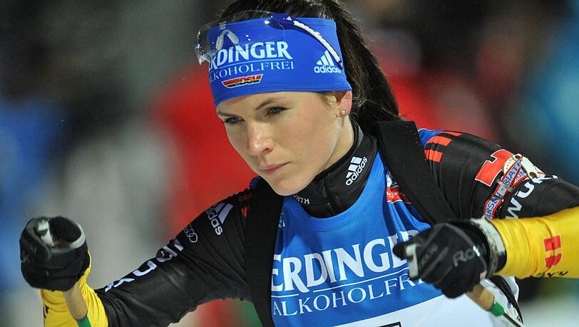 Kathrin Lang war auch im vorigen Jahr im Weltcup-Team in Ruhpolding. Kathrin Lang war auch im vorigen Jahr im Weltcup-Team in Ruhpolding.