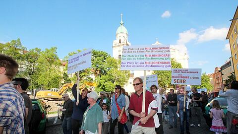 Demo am Josephsplatz. Die Bilder.