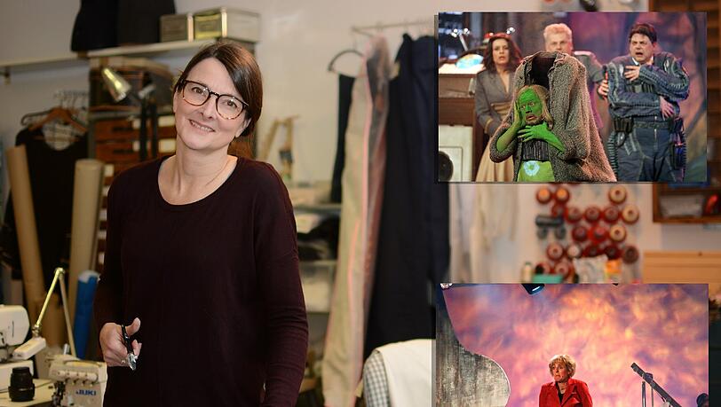 Katrin Bobek in ihrem Atelier im Westend. Die 49-Jährige schneidert zum dritten Mal die Kostüme für den Nockherberg. Katrin Bobek in ihrem Atelier im Westend. Die 49-Jährige schneidert zum dritten Mal die Kostüme für den Nockherberg.