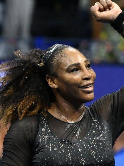 Serena Williams bei den US Open 2022 - nach dem Turnier k&uuml;ndigte sie ihren R&uuml;cktritt an.