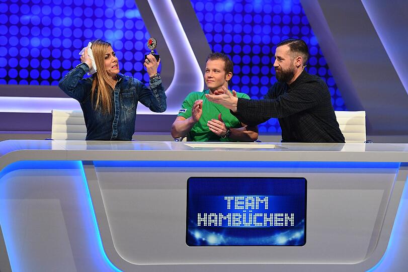 Panagiota Petridou kühlt sich die Beule