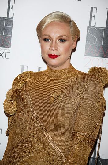 "Game of Thrones"-Aktrice Gwendoline Christie sah vor allem in ihrer Rolle als "Brienne von Tarth" dem deutschen Schauspieler sehr ähnlich.