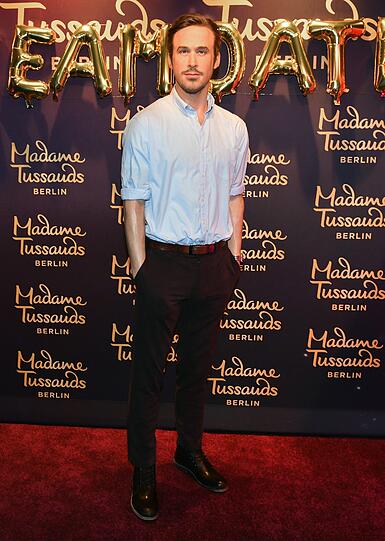 Ryan Gosling als Wachsfigur! Da hat sein bayerisches Double Ludwig Lehner mehr Ähnlichkeit.