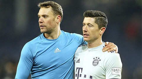 Gingen beide beim Ballon d'Or leer aus: Manuel Neuer und Robert Lewandowski.