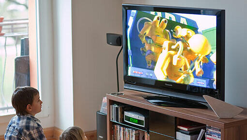 Flachbildfernseher erobern die deutschen Wohnzimmer. Anfang 2011 besaßen 49 Prozent der privaten Haushalte einen Flachbildfernseher. (Symbolbild) Flachbildfernseher erobern die deutschen Wohnzimmer. Anfang 2011 besaßen 49 Prozent der privaten Haushalte einen Flachbildfernseher. (Symbolbild)