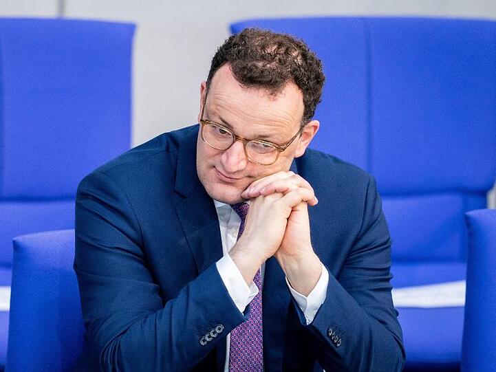 Bundesgesundheitsminister Jens Spahn am Donnerstag während einer Sitzung im Bundestag.