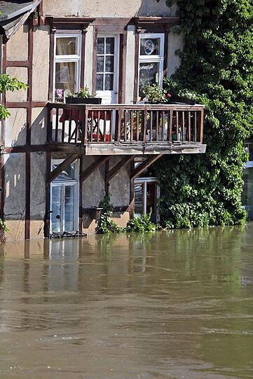 Halle, Bitterfeld: Hochwasser aktuell - Bilder aus den Katastrophengebieten in Sachsen und Sachsen-Anhalt