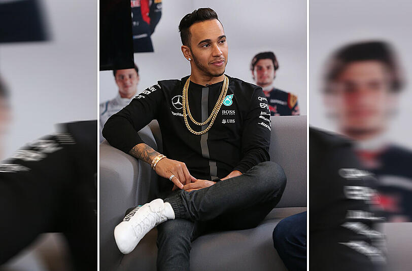 Bling-Bling: Lewis Hamilton.