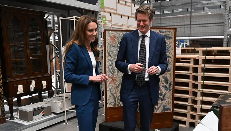 Prinzessin Kate im V&A East Storehouse am 10. Juni.