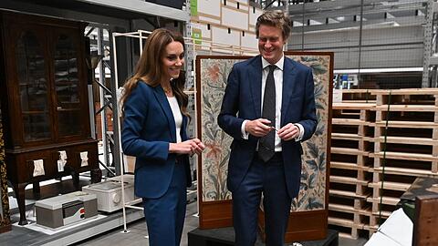 Prinzessin Kate im V&A East Storehouse am 10. Juni.