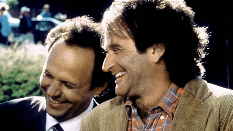 Billy Crystal (l.) und Robin Williams in "Fathers' Day".