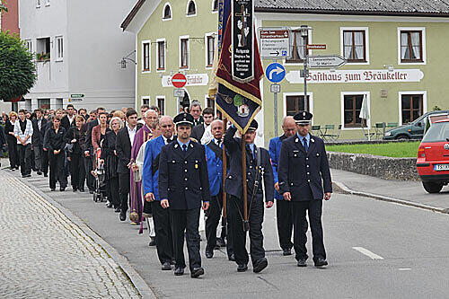 Trauermarsch in Waging