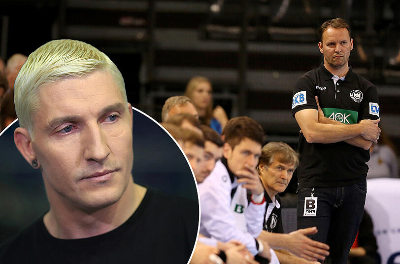 Seit 2014 Coach der deutschen Handball-Auswahl: Dagur Sigurdsson (r.). Stefan Kretzschmar (l.) spricht im AZ-Interview über den Isländer.