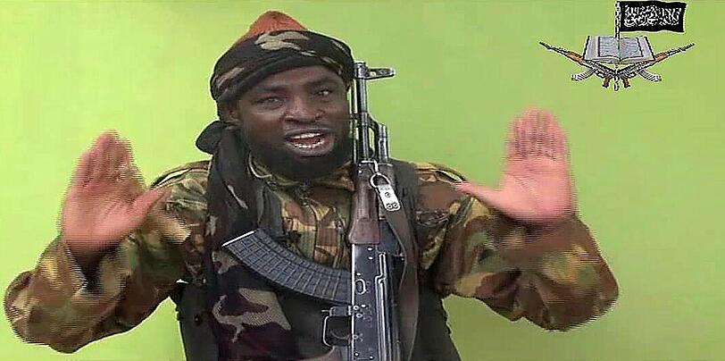 Der mutmaßliche Anführer der Entführer, Abubaker Shekau, Chef der islamistischen Terror-Organisation Boko Haram, zu deutsch: "Westliche Bildung ist Sünde".