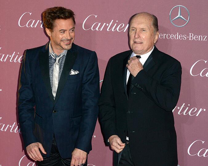 Robert Downey Jr . (l.) und Robert Duvall