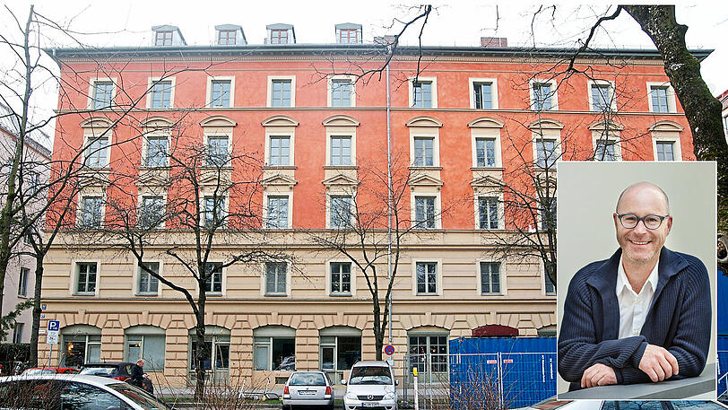 Die Thalkirchner Straße 80 steht zum Verkauf. Leer sind schon 16 der 27 Wohnungen. Tilman Scheichs (kl. Foto) Miete hat sich mehr als verdoppelt.