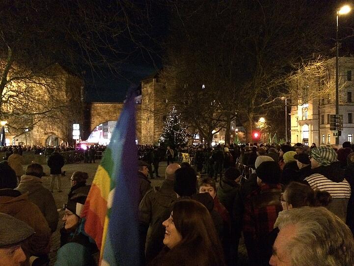 Weitere Bilder von der Demonstration.