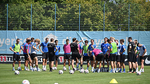 Trainingsauftakt des TSV 1860 mit zahlreichen Neuzugängen.