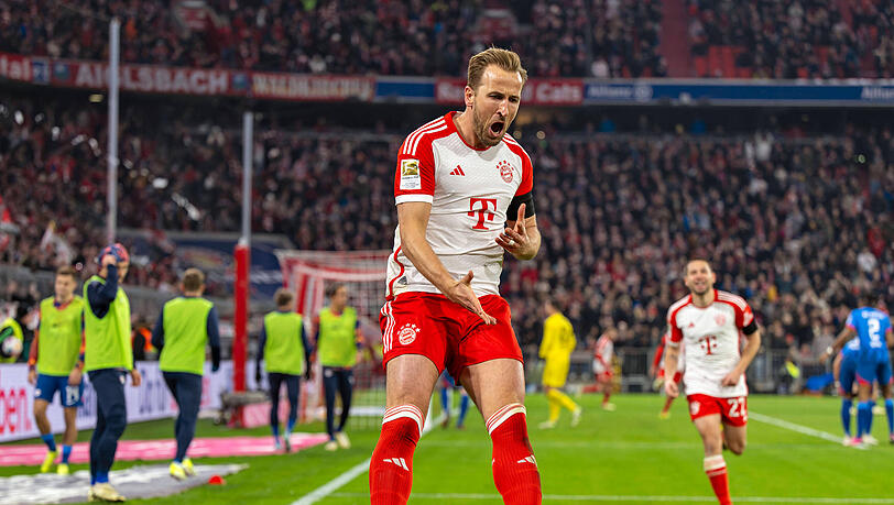 Traf gegen RB Leipzig doppelt: Bayern-Stürmer Harry Kane.