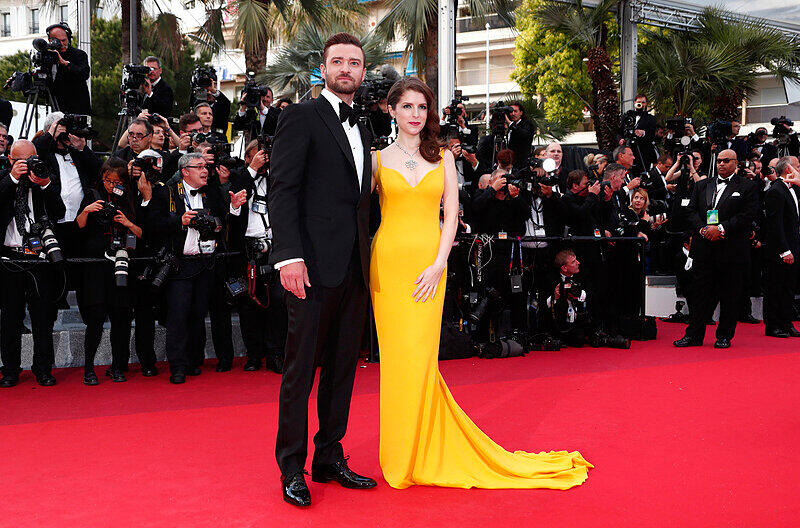 Sänger Justin Timberlake (L) und Schauspielerin Anna Kendrick bei der Eröffnung der Filmfestspiele in Cannes.