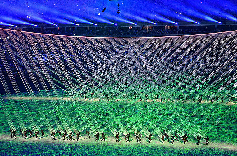 Beeindruckende Eröffnungsfeier der Olympischen Spiele in Rio. Die Bilder aus dem Maracana-Stadion.