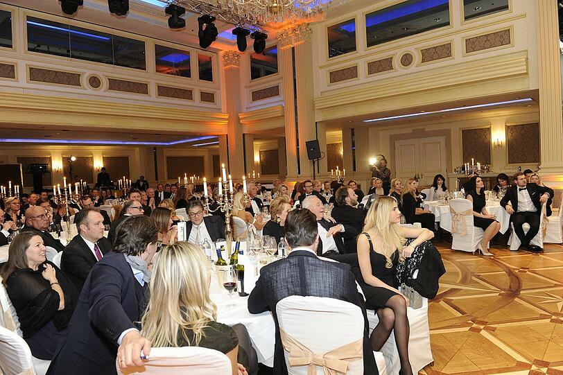 Gefeiert wurde im Grand Hotel Wien