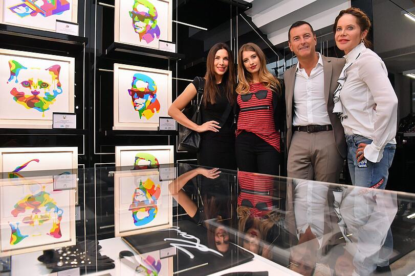 Alexandra Polzin, Cathy Hummels, Pier Paolo Righi und Doreen Dietel