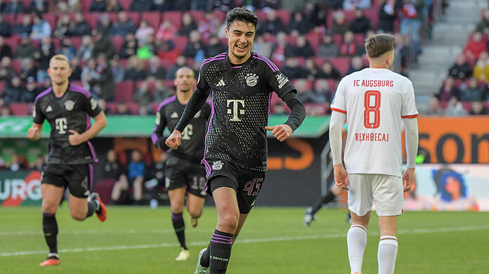 Erzielte gegen den FC Augsburg seinen Premierentreffer für den FC Bayern: Aleksandar Pavlovic.