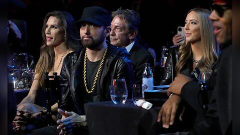 Eminem und seine Tochter Hailie Jade Scott (r.) im November 2022.