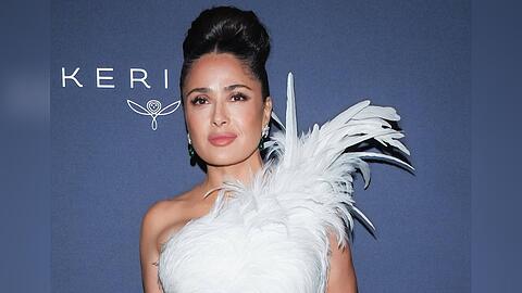 Salma Hayek auf dem roten Teppich.
