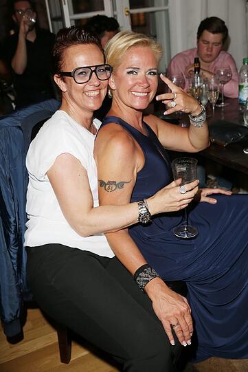 Sabina Franciscki und Claudia Effenberg.