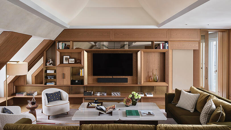 Mega-Suite im Münchner Rosewood: das König Maximilian House. Hier soll Superstar Adele während ihrer Konzertreihe wohnen. Mega-Suite im Münchner Rosewood: das König Maximilian House. Hier soll Superstar Adele während ihrer Konzertreihe wohnen.